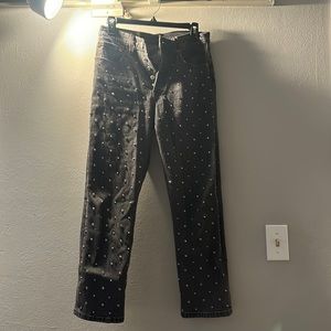 501 LEVIS BLACK 26 WOMEN